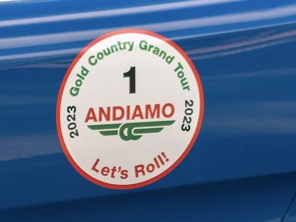 Andiamo Rally Gold Country Grand Tour Coming Up