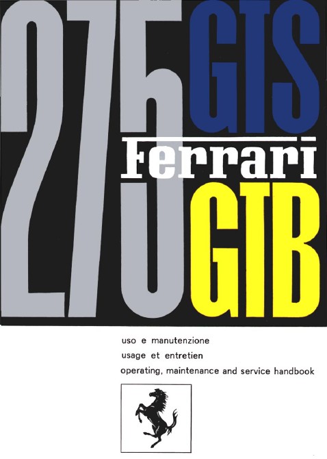 275 GTB & GTS Owners Manual