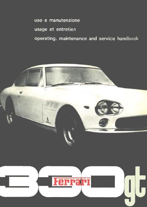 1964 330 GT operating, maintenance, and service manual