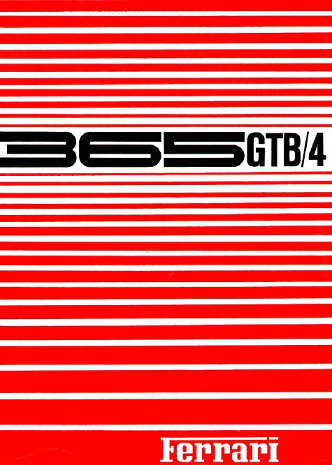 365 GTB/4 Operating, Maintenance and Service Handbook