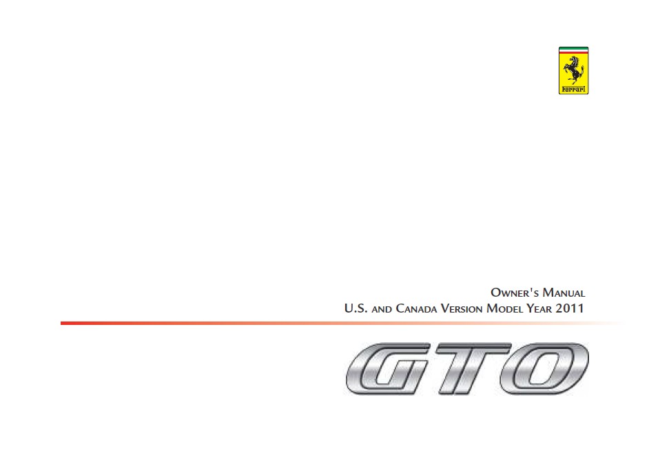 2011 GTO, US and Canada Version